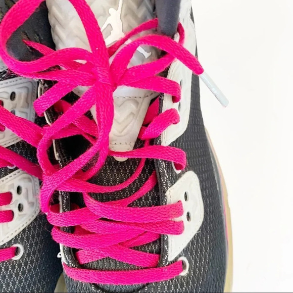 Nike Air Jordan Spike Forty Youth‎ 7 7Y Black Gray Fuchsia Sport 811121-009 - Picture 5 of 13